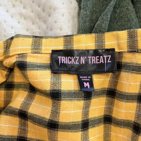 Dollskill Trick n' Treatz Plaid Jacket Medium - Picture 4 of 4